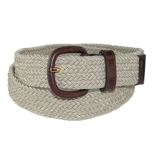 Aquarius Men's Elastic Stretch Belt with Covered Buckle (Big & Tall Available) - Picture 1 of 2